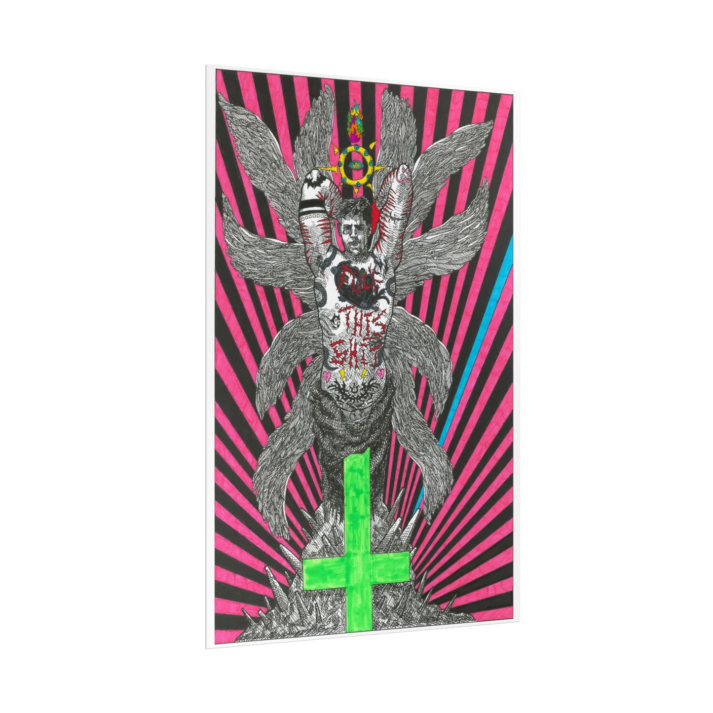 Rapscallion Ego Angel Rolled Poster