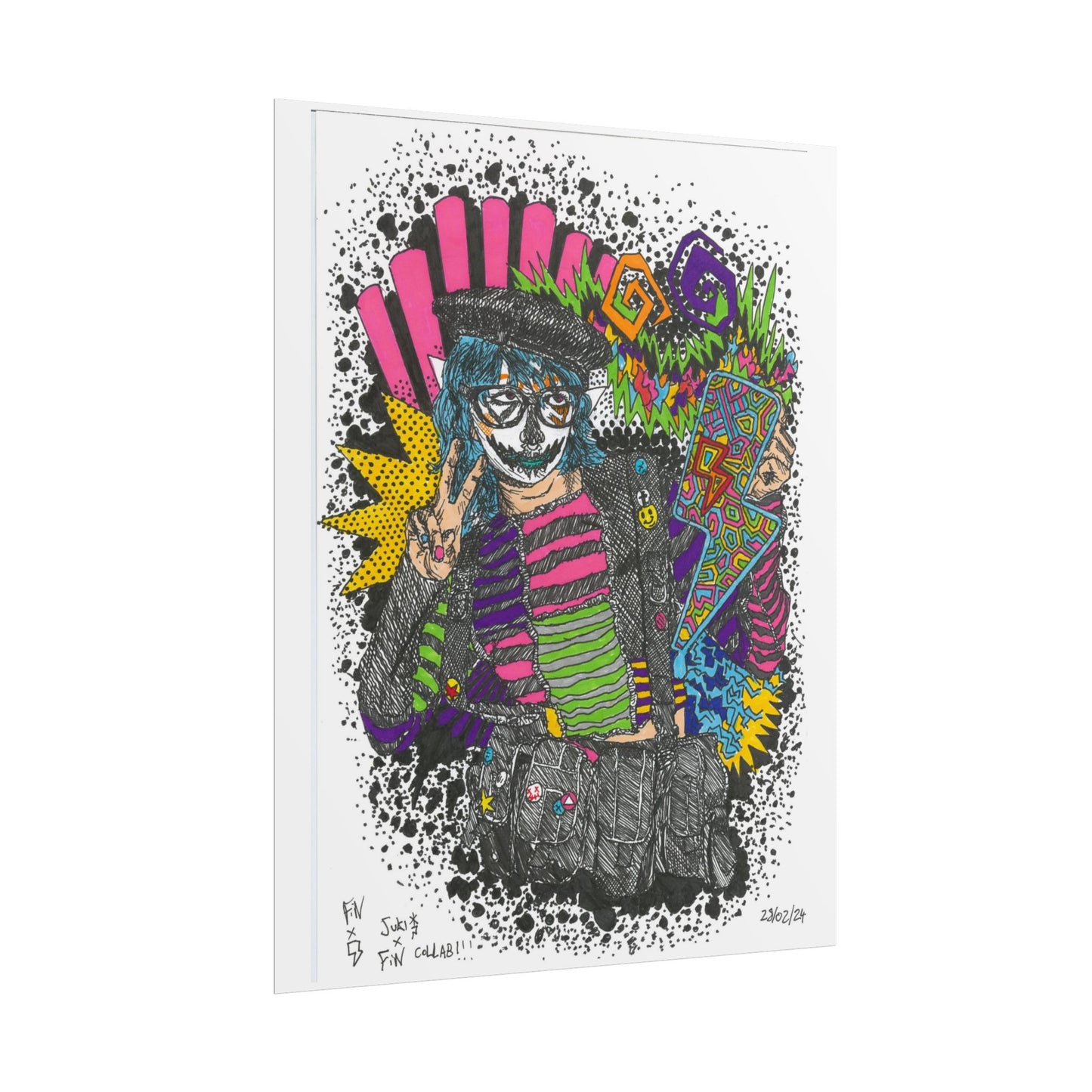 Rapscallion X Juki Rolled Poster