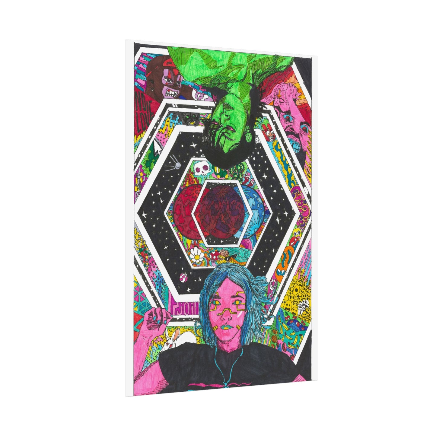 Rapscallion Space Song Rolled Poster