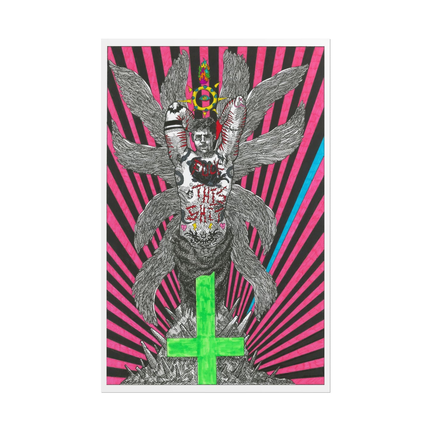 Rapscallion Ego Angel Rolled Poster