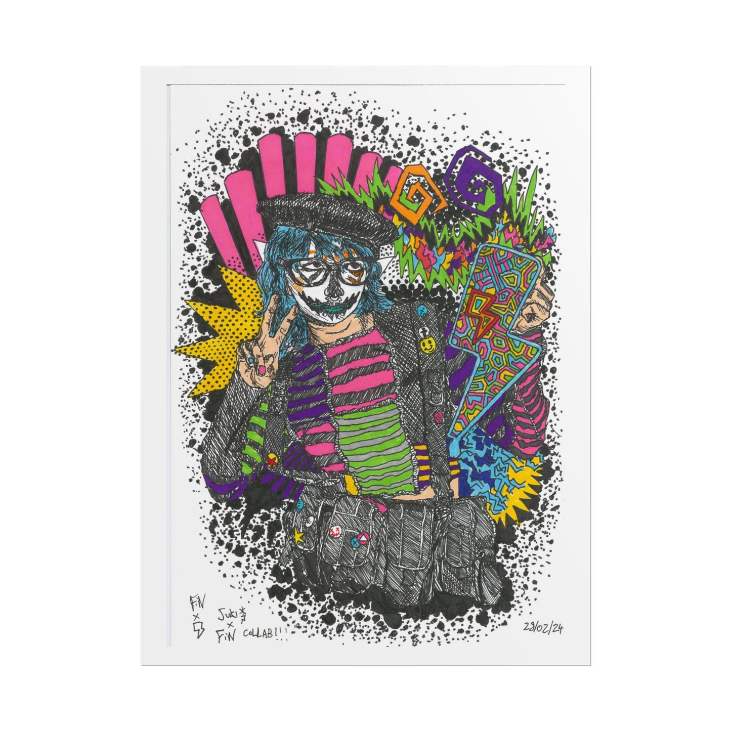 Rapscallion X Juki Rolled Poster