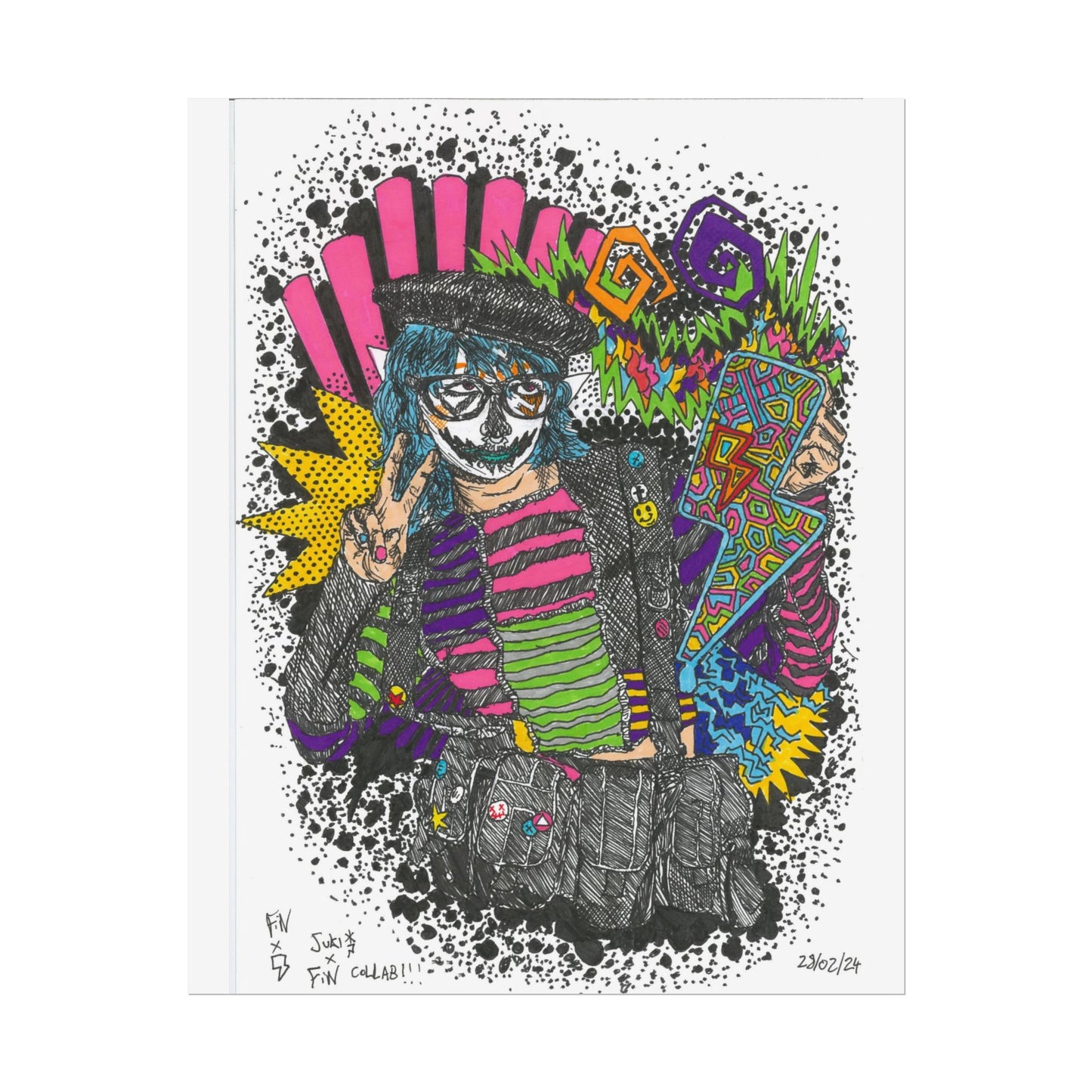 Rapscallion X Juki Rolled Poster