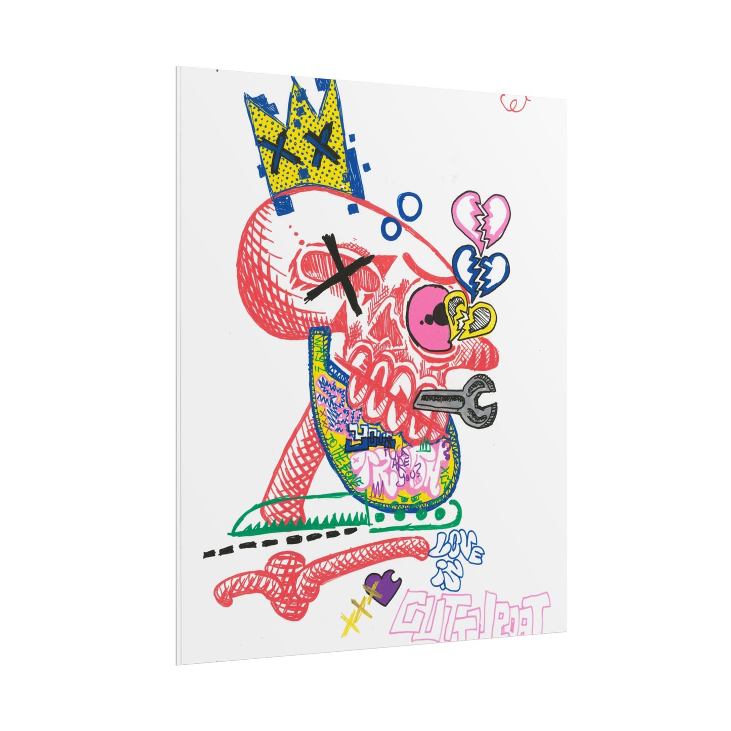 Rapscallion Cut Throat Rolled Poster