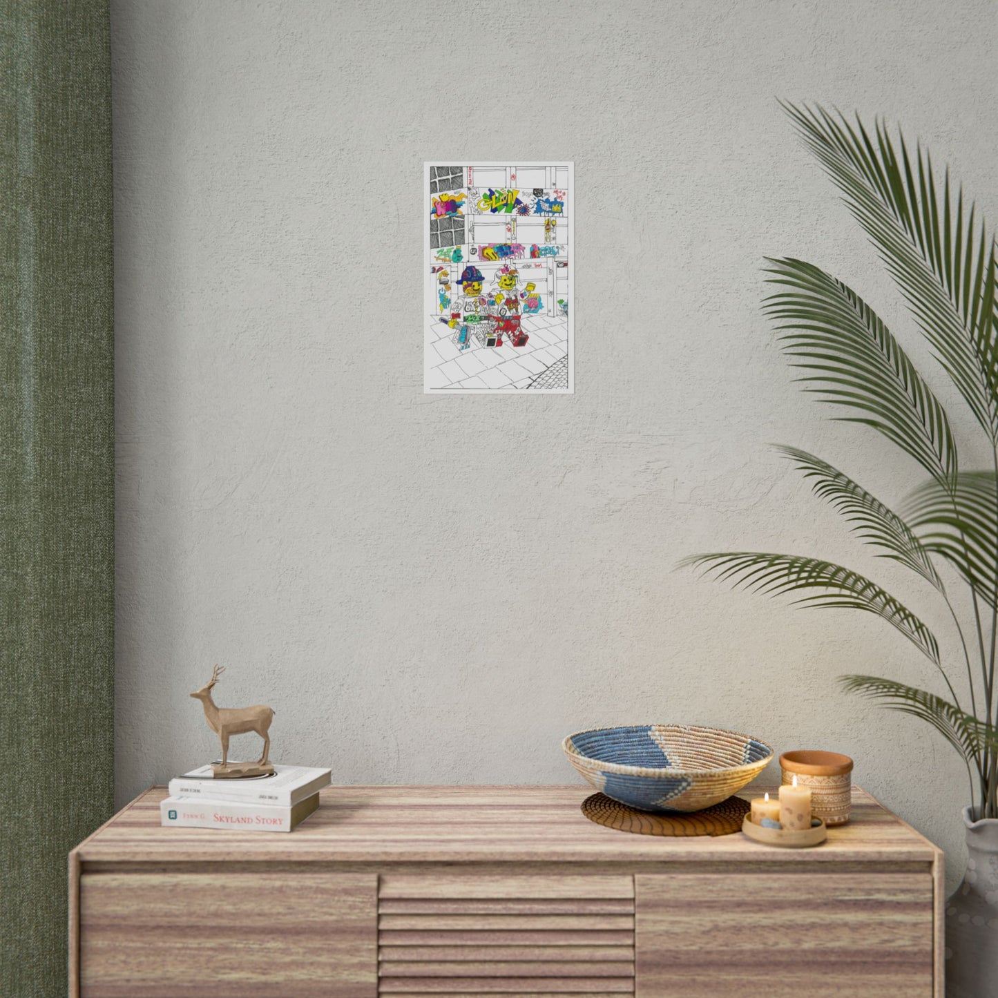 Rapscallion Brick Park Rolled Poster