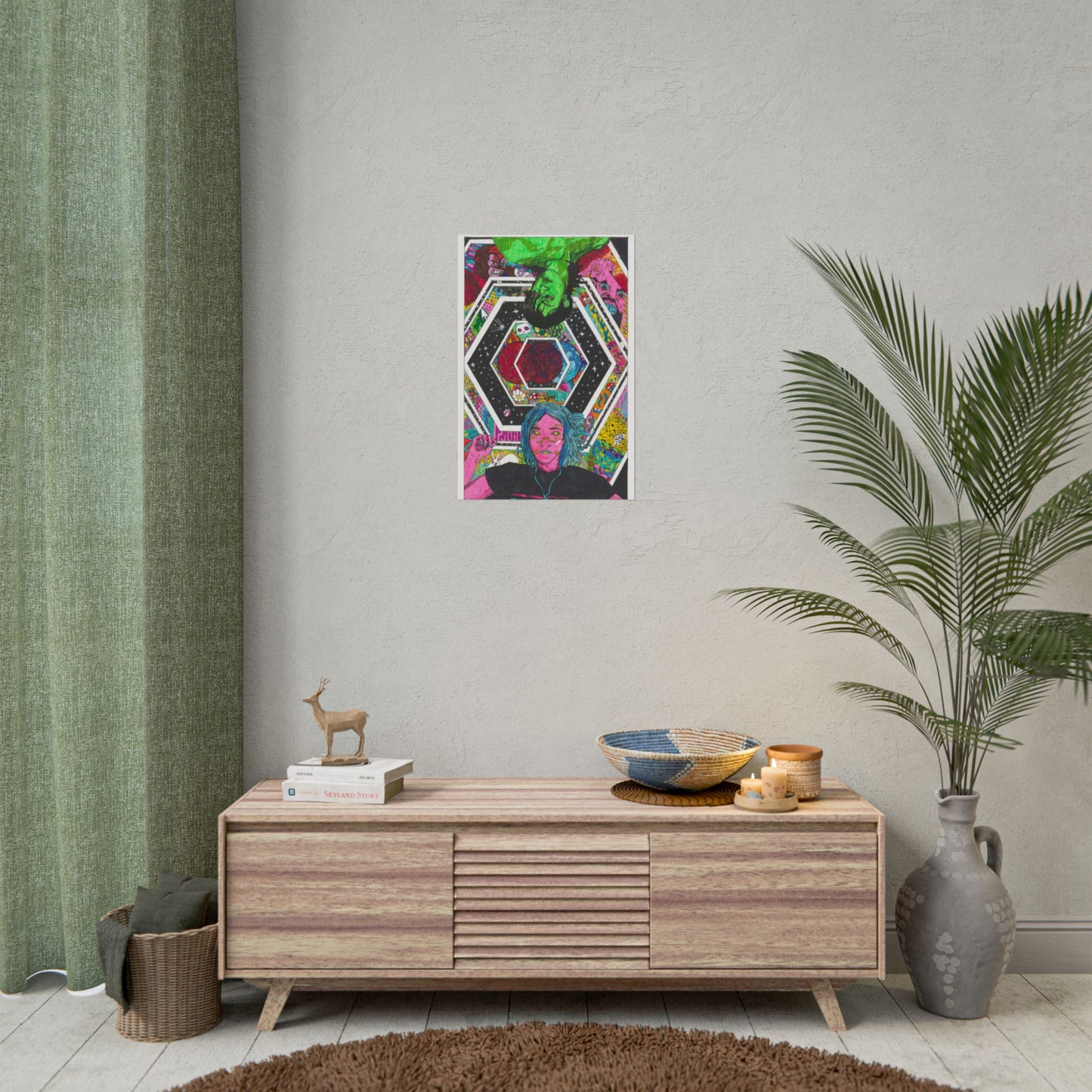 Rapscallion Space Song Rolled Poster