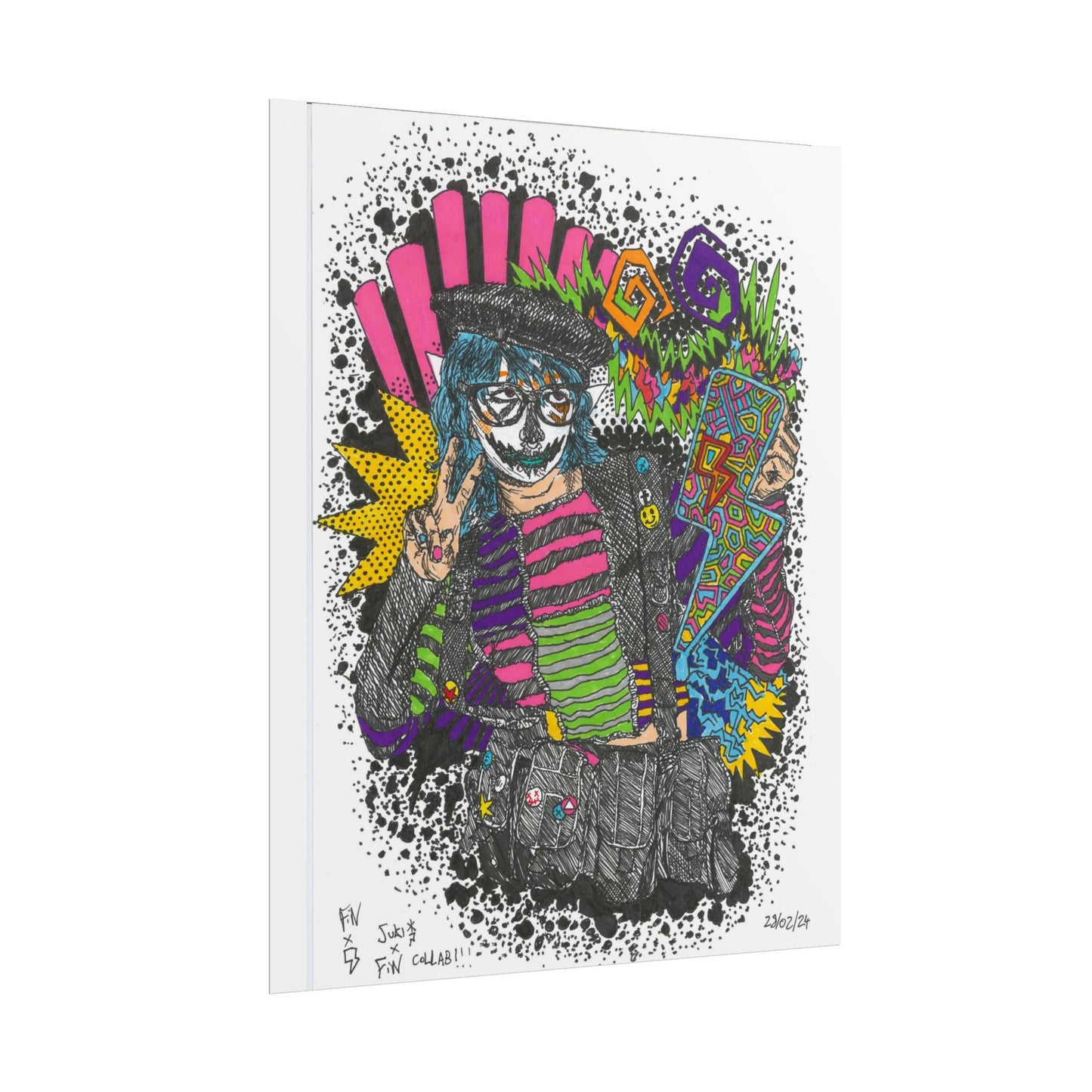 Rapscallion X Juki Rolled Poster