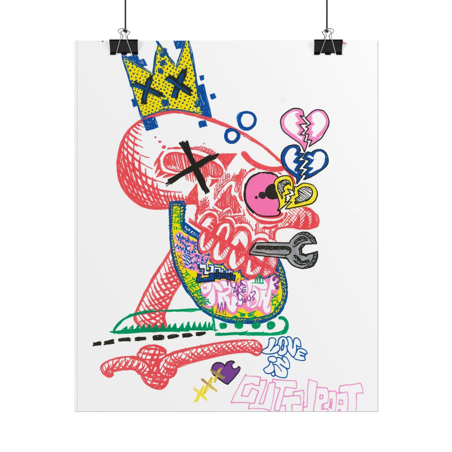 Rapscallion Cut Throat Rolled Poster