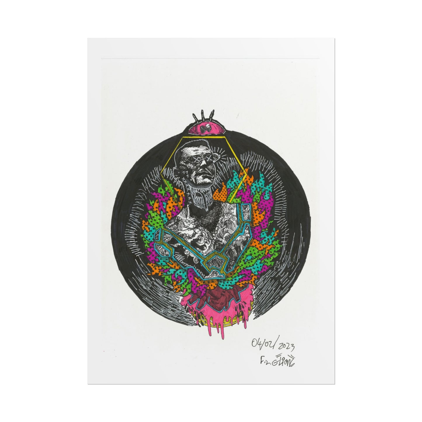Rapscallion Tattooed Don Poster
