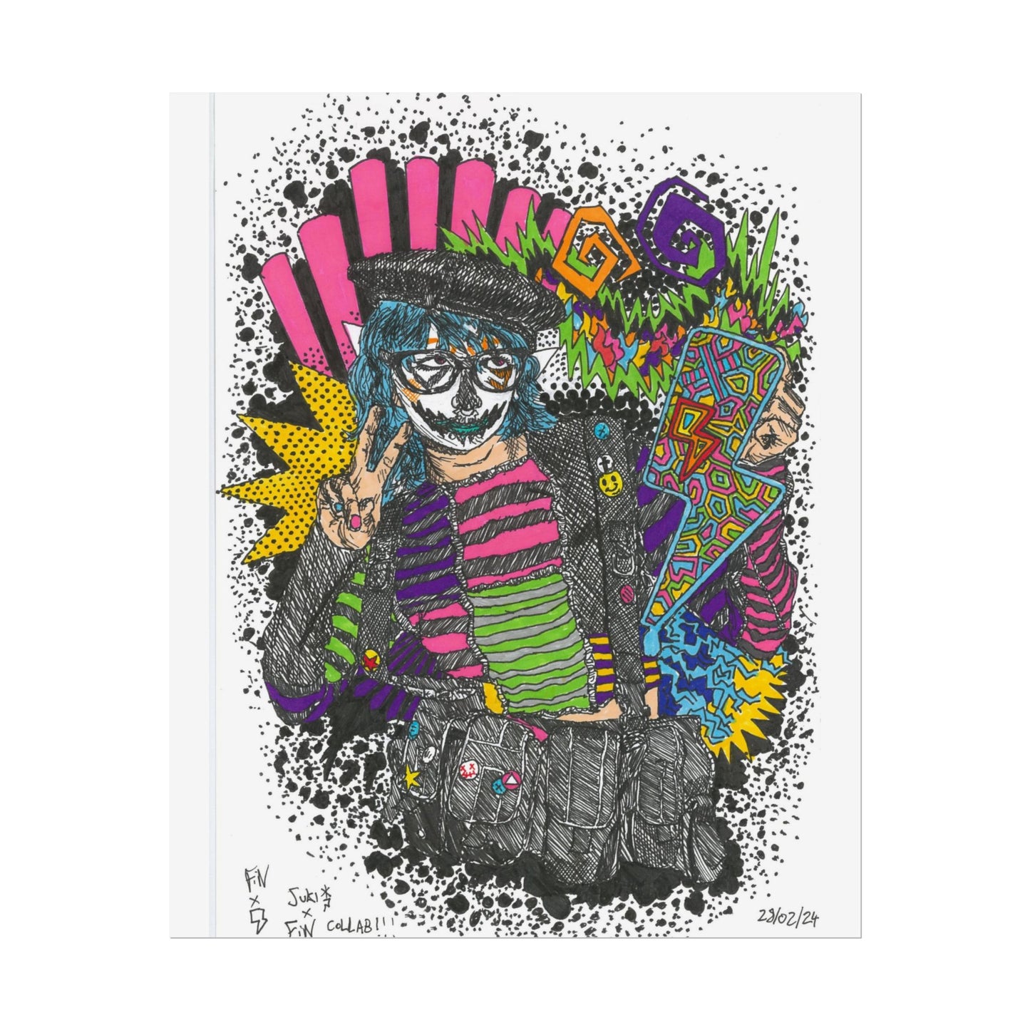 Rapscallion X Juki Rolled Poster