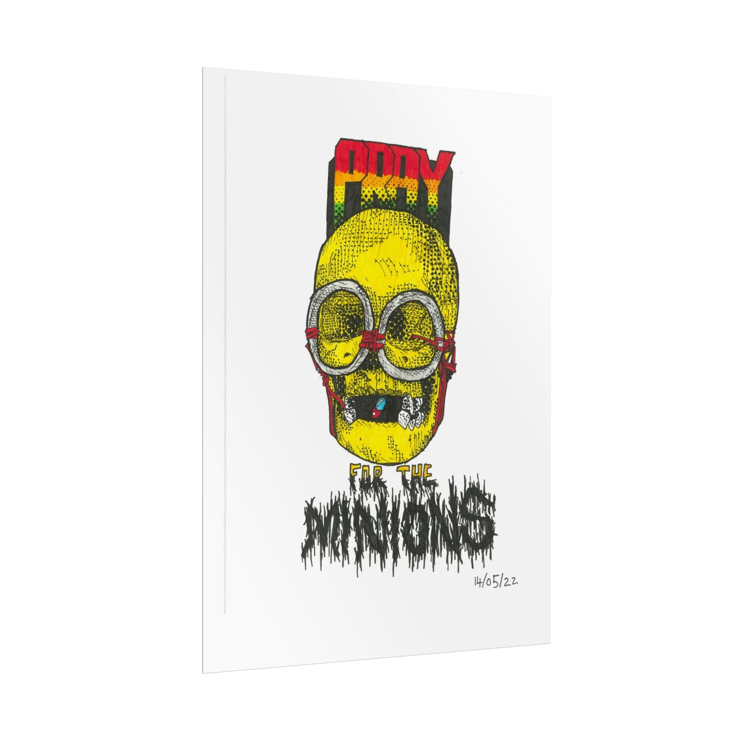 Rapscallion Pray For Minions Rolled Poster