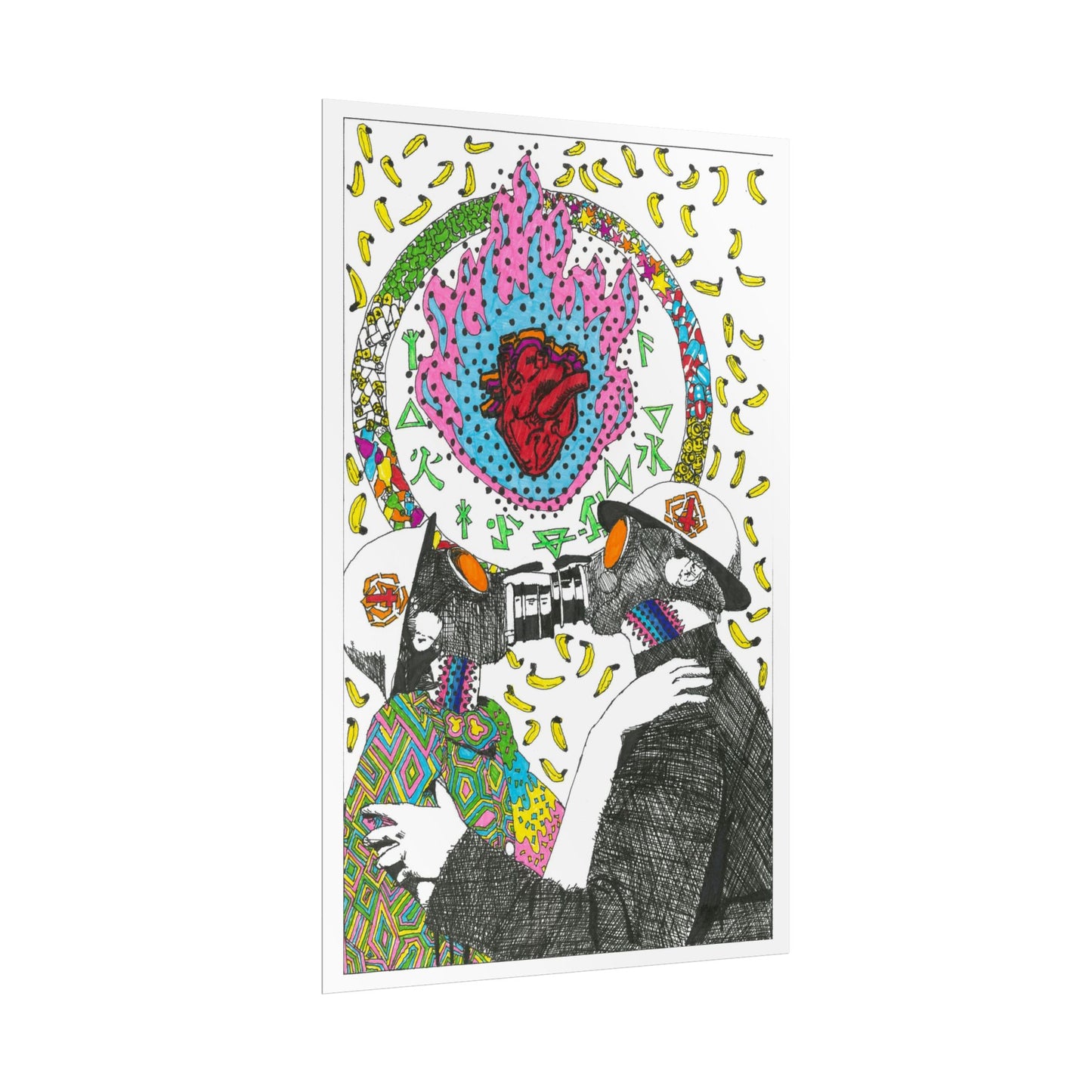 Rapscallion Quarantined Kiss Rolled Poster