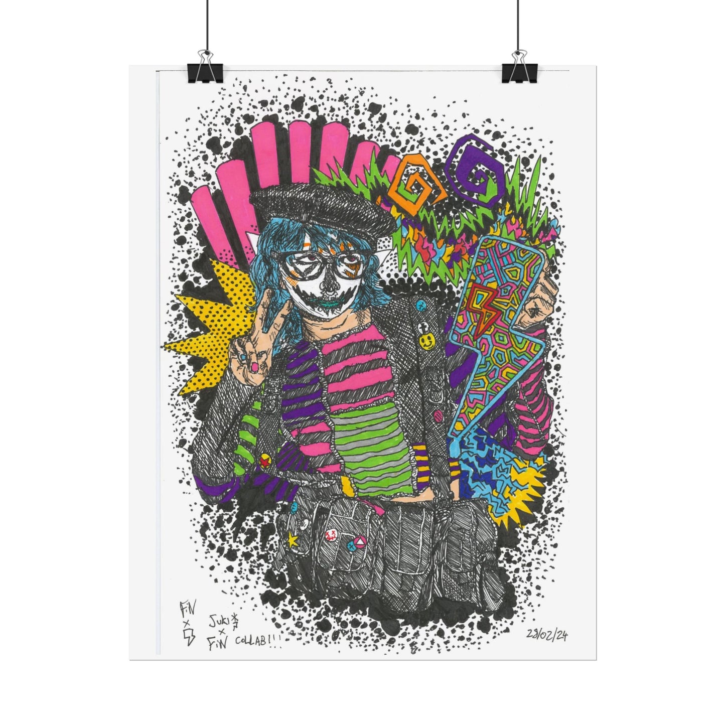 Rapscallion X Juki Rolled Poster