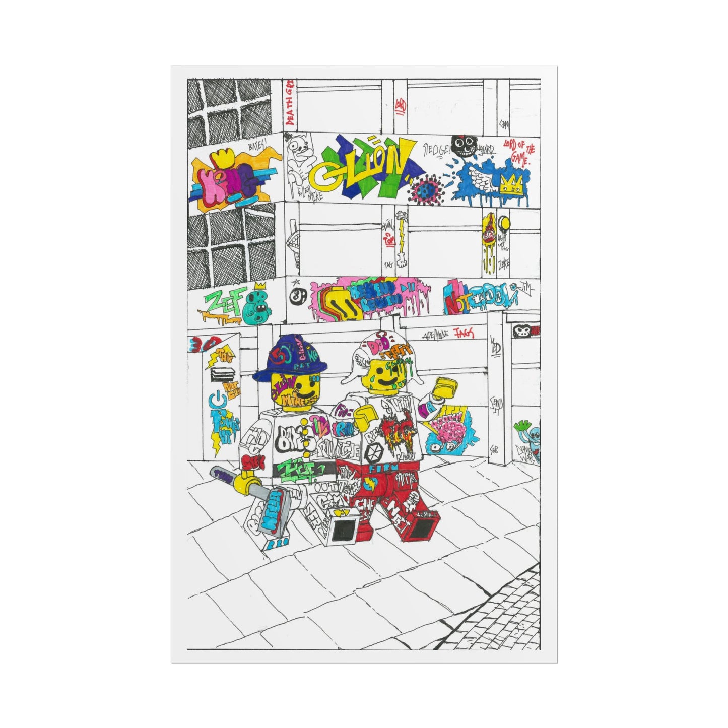 Rapscallion Brick Park Rolled Poster