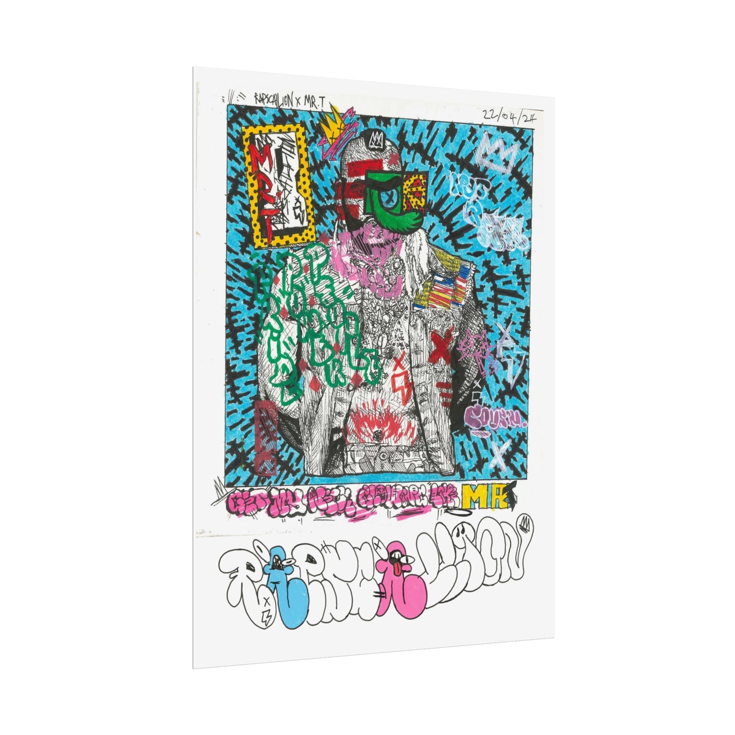 Rapscallion Lord Of Dog Action Hero Rolled Poster