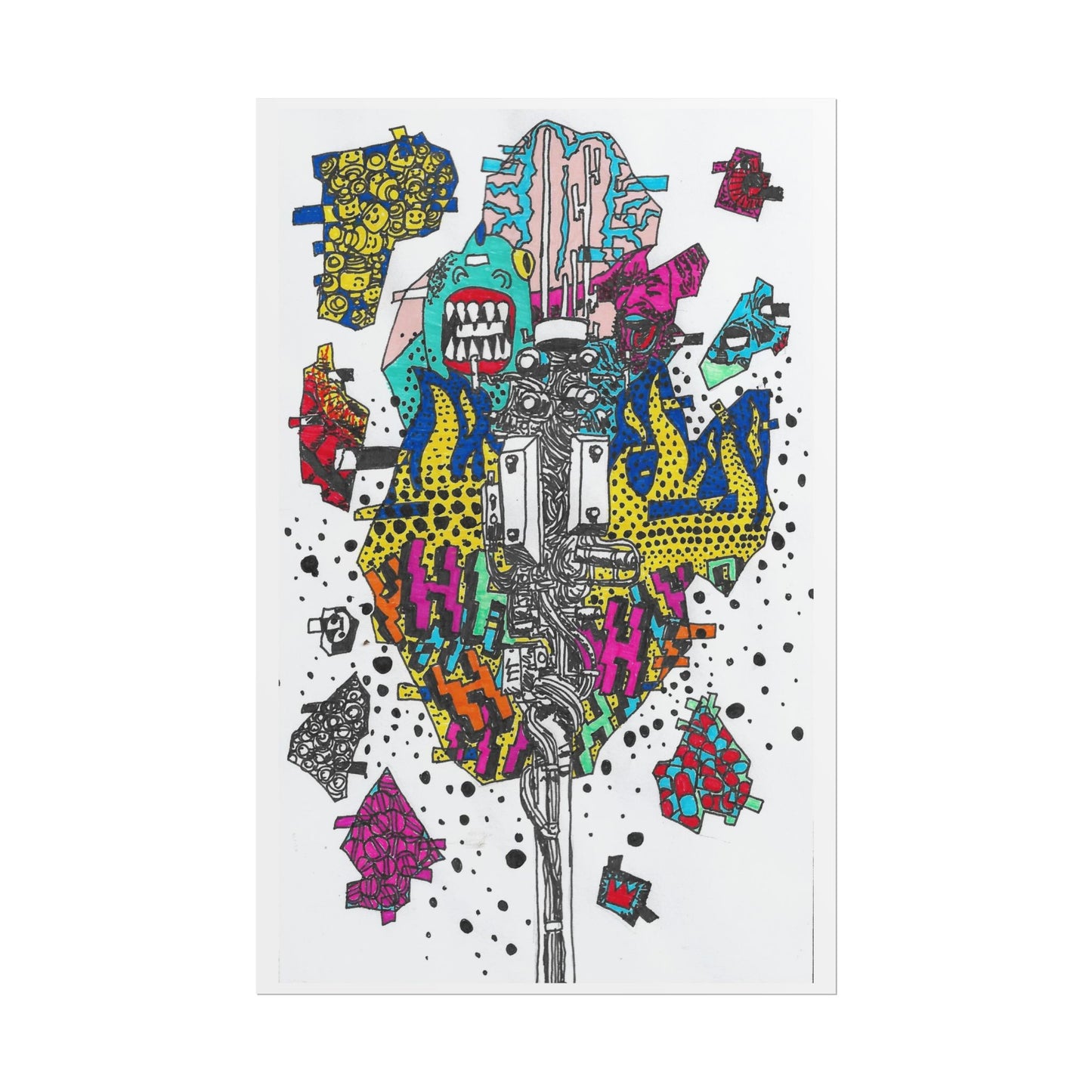 Rapscallion Pylon Rolled Poster