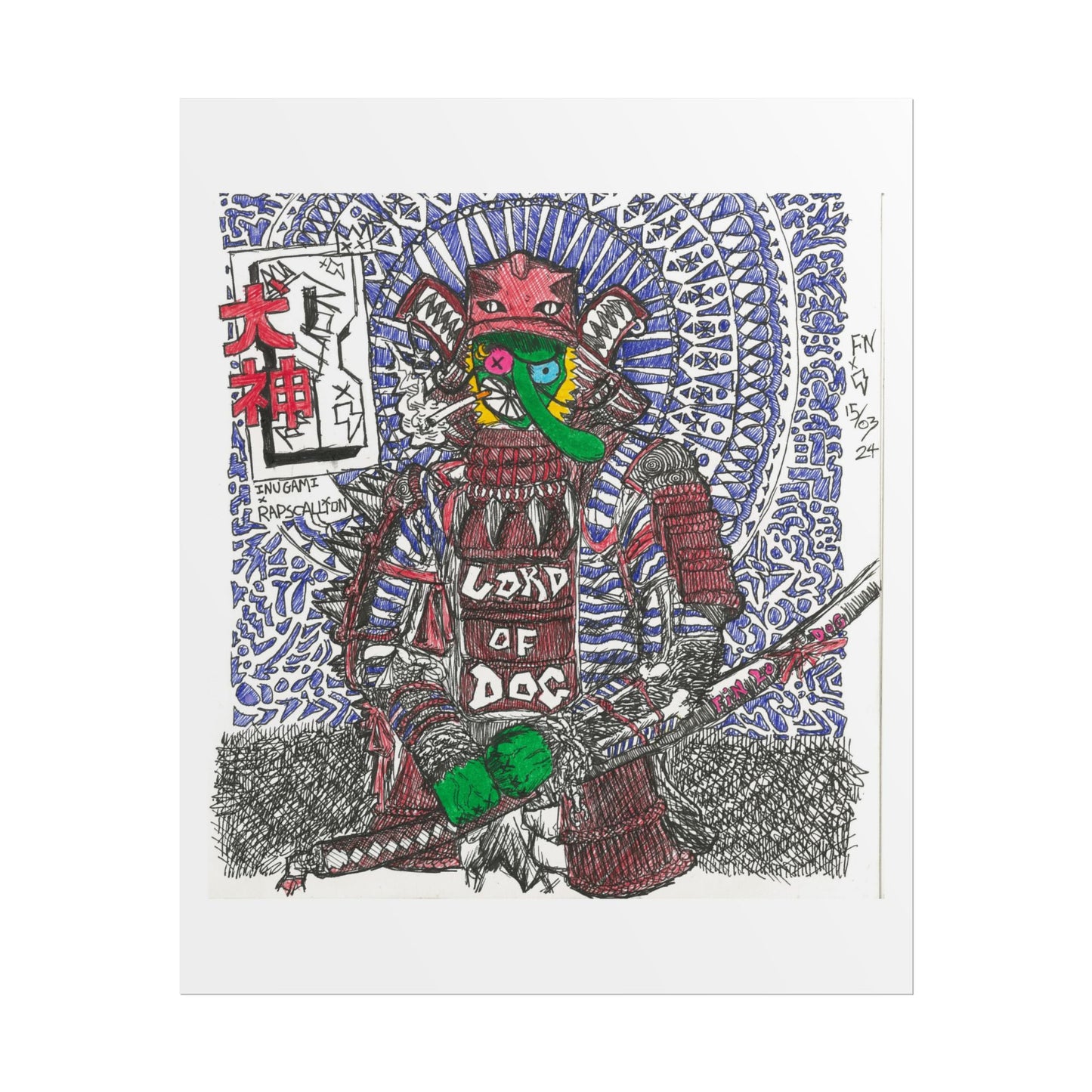 Rapscallion x Lord Of Dog Rolled Poster