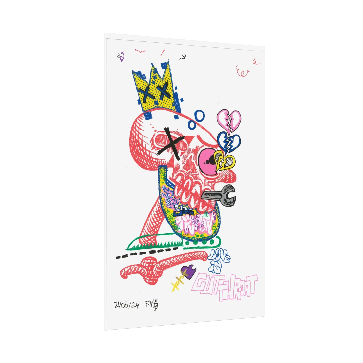 Rapscallion Cut Throat Rolled Poster