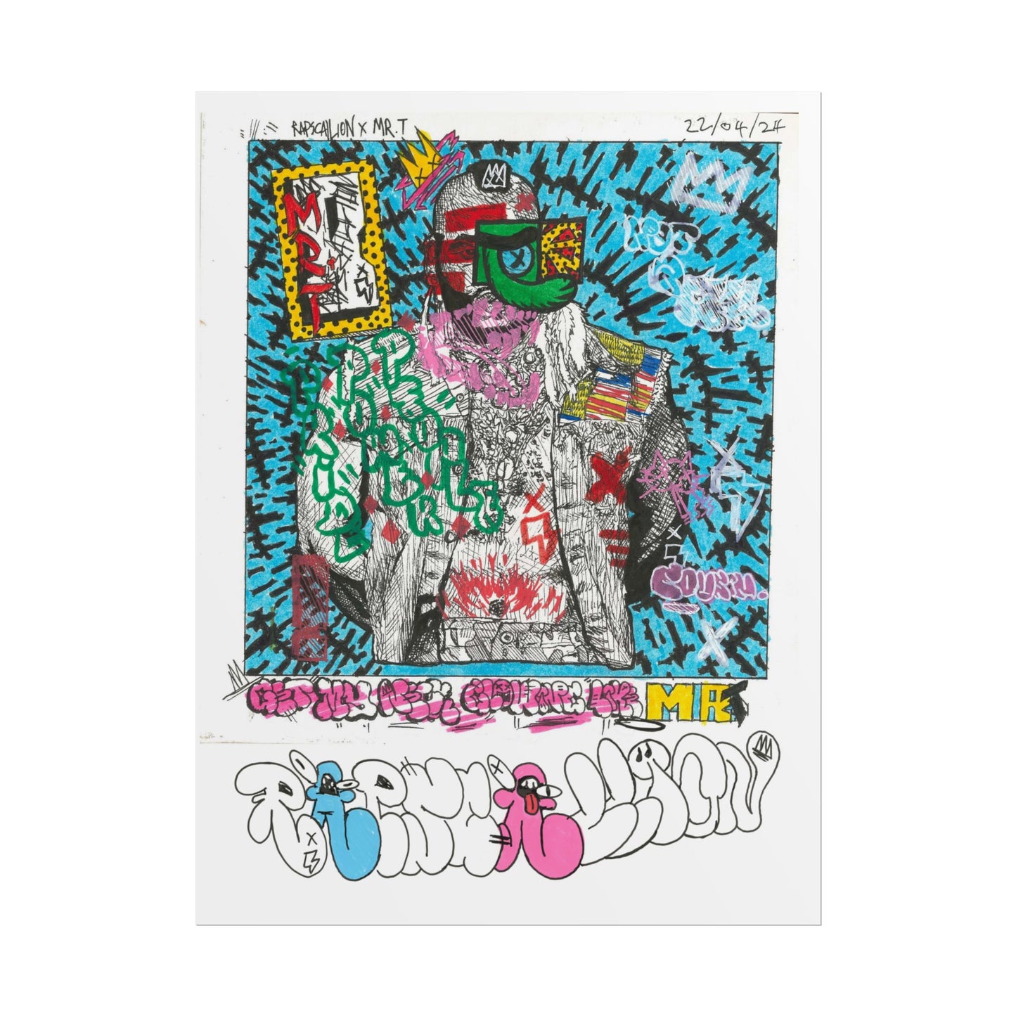 Rapscallion Lord Of Dog Action Hero Rolled Poster