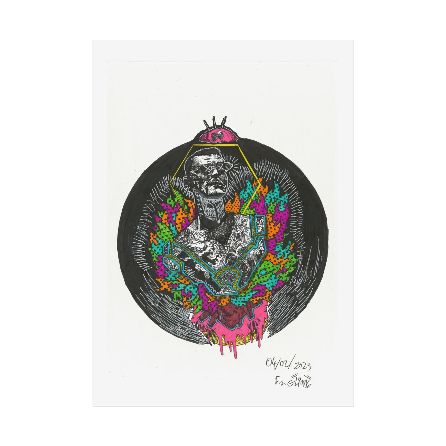 Rapscallion Tattooed Don Poster