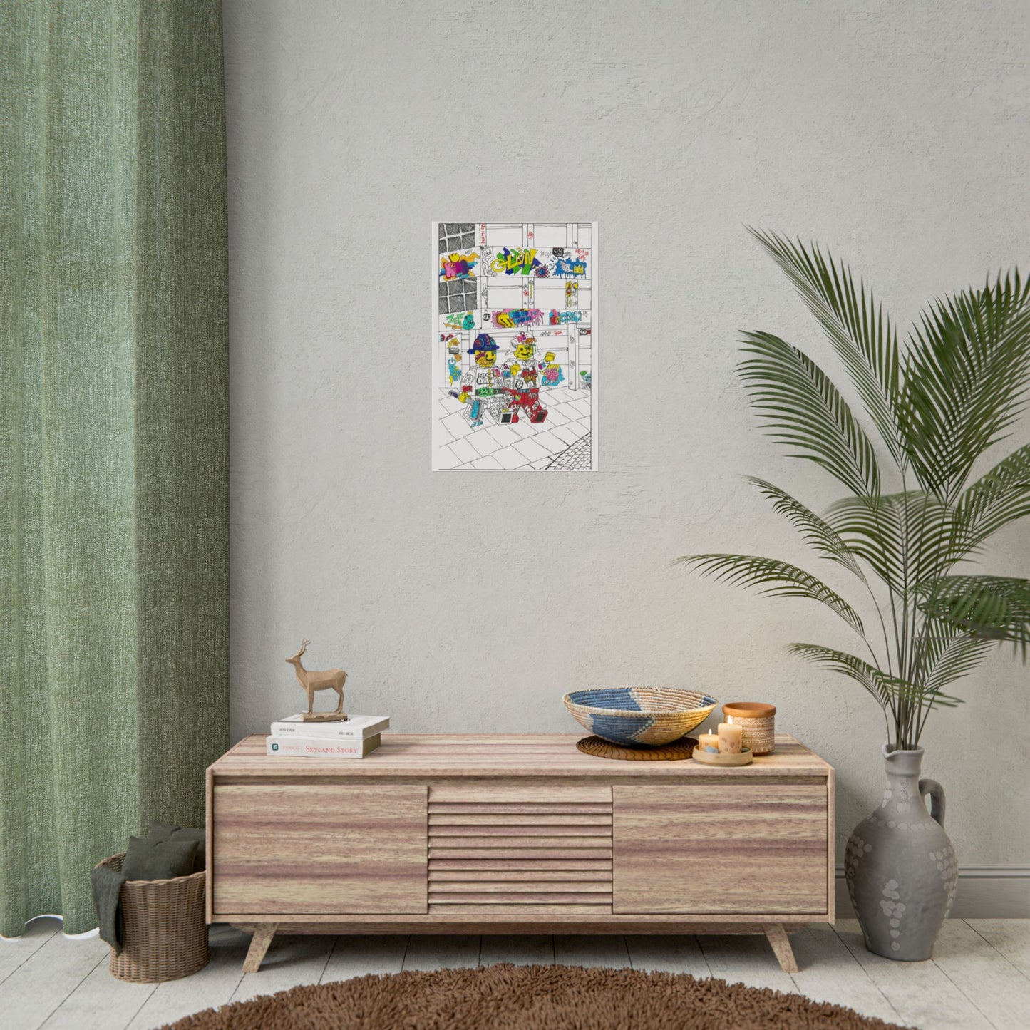 Rapscallion Brick Park Rolled Poster