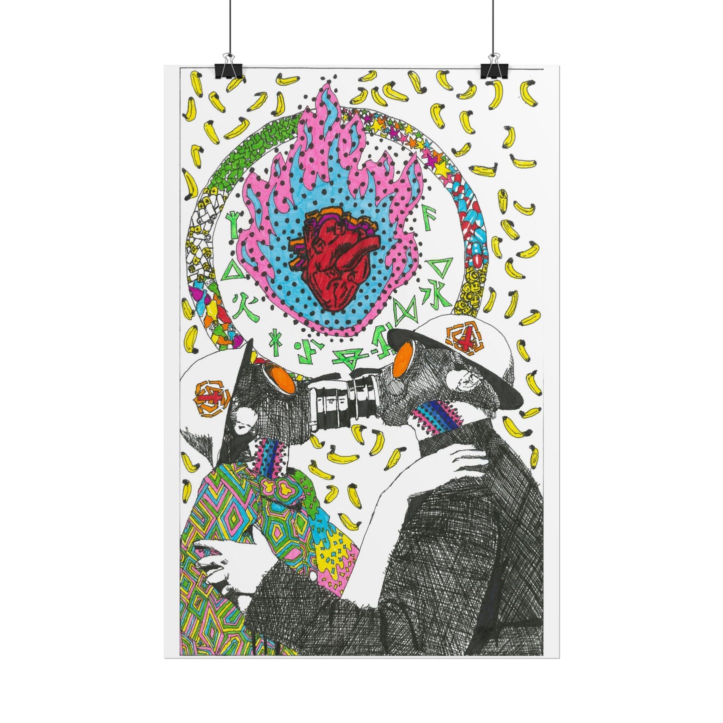 Rapscallion Quarantined Kiss Rolled Poster