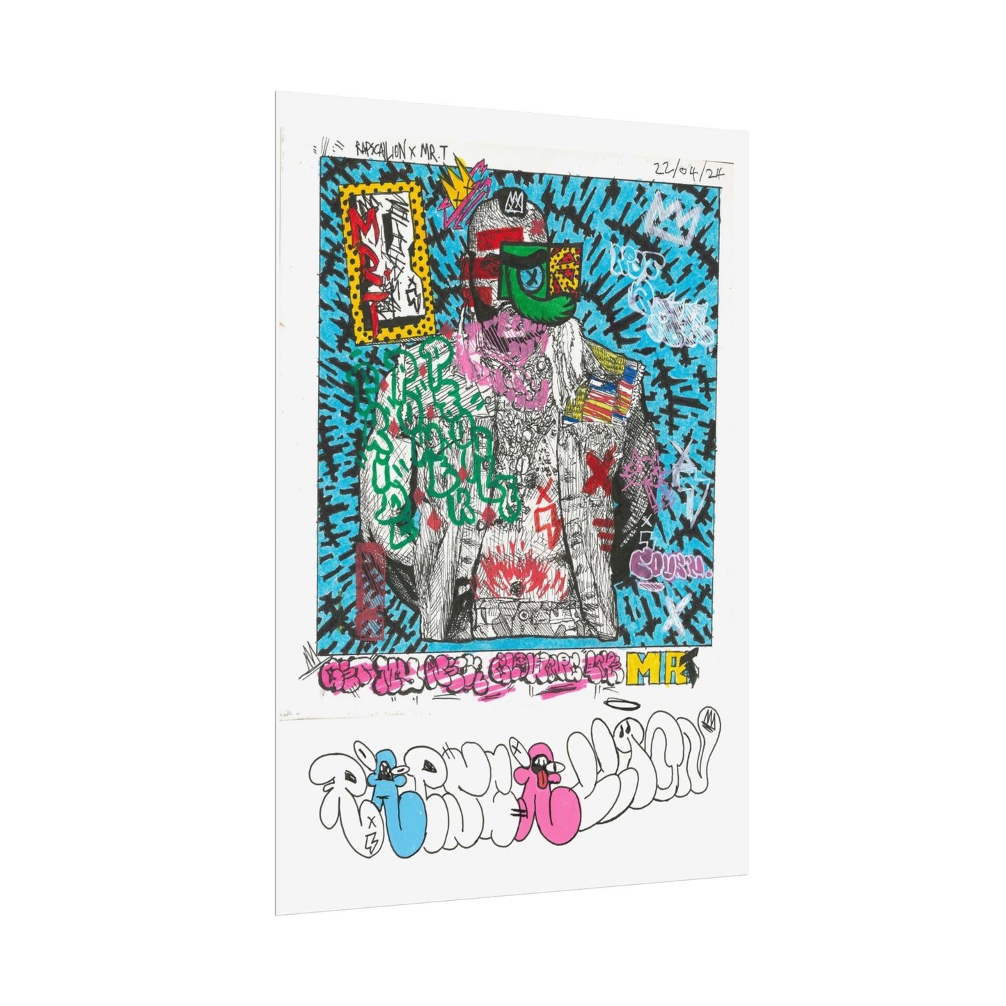 Rapscallion Lord Of Dog Action Hero Rolled Poster