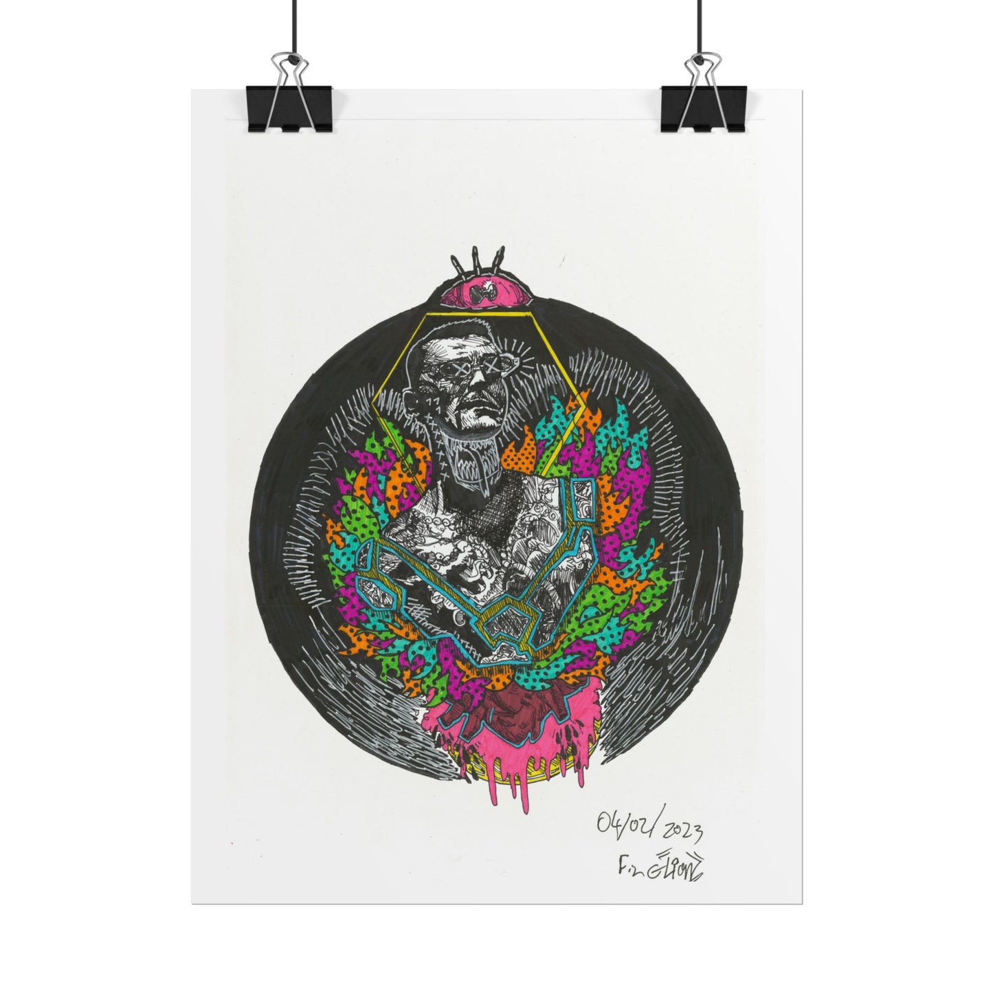 Rapscallion Tattooed Don Poster