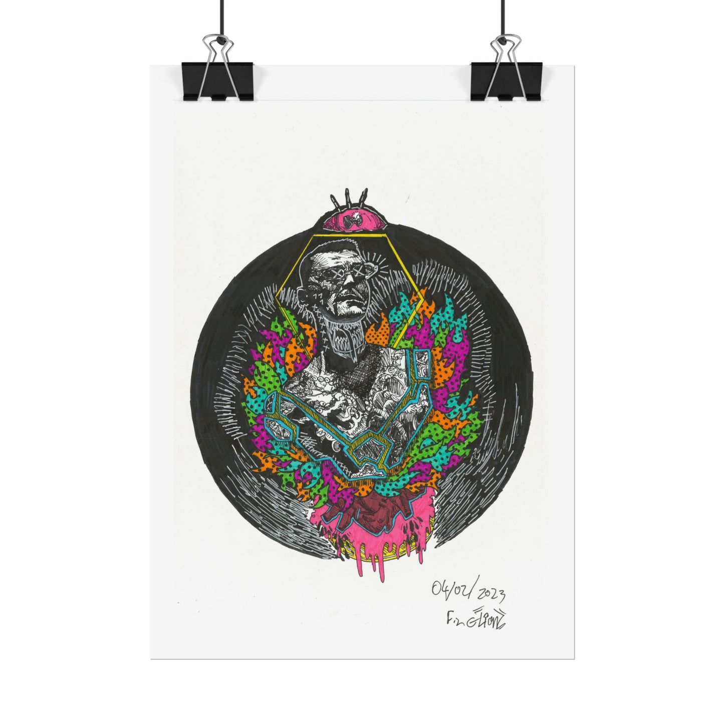 Rapscallion Tattooed Don Poster