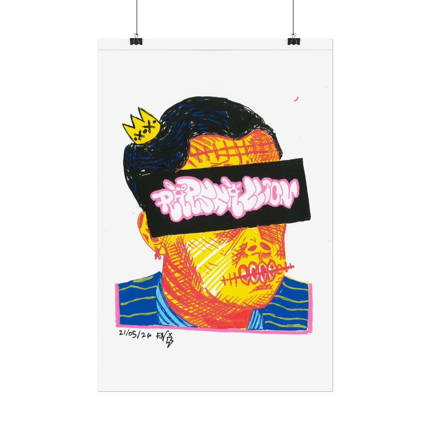 Dog of Streets Rapscallion Rolled Poster