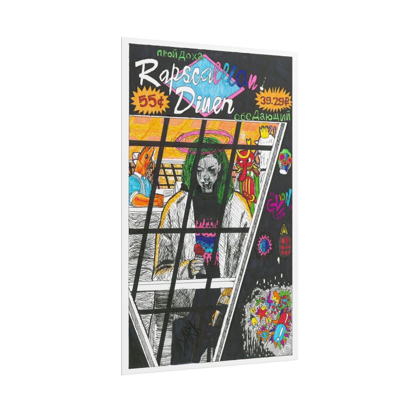 Rapscallion Diner Rolled Poster