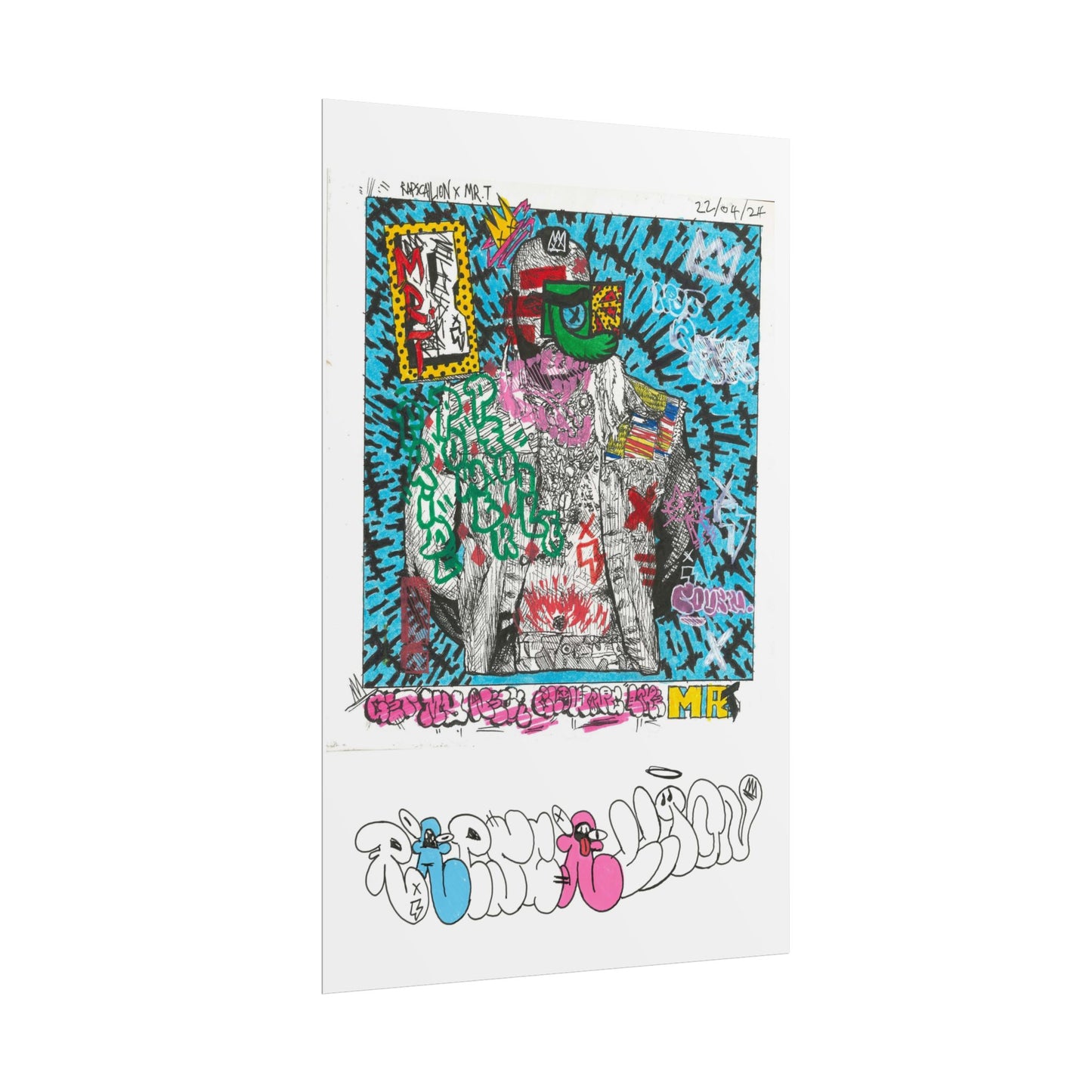 Rapscallion Lord Of Dog Action Hero Rolled Poster