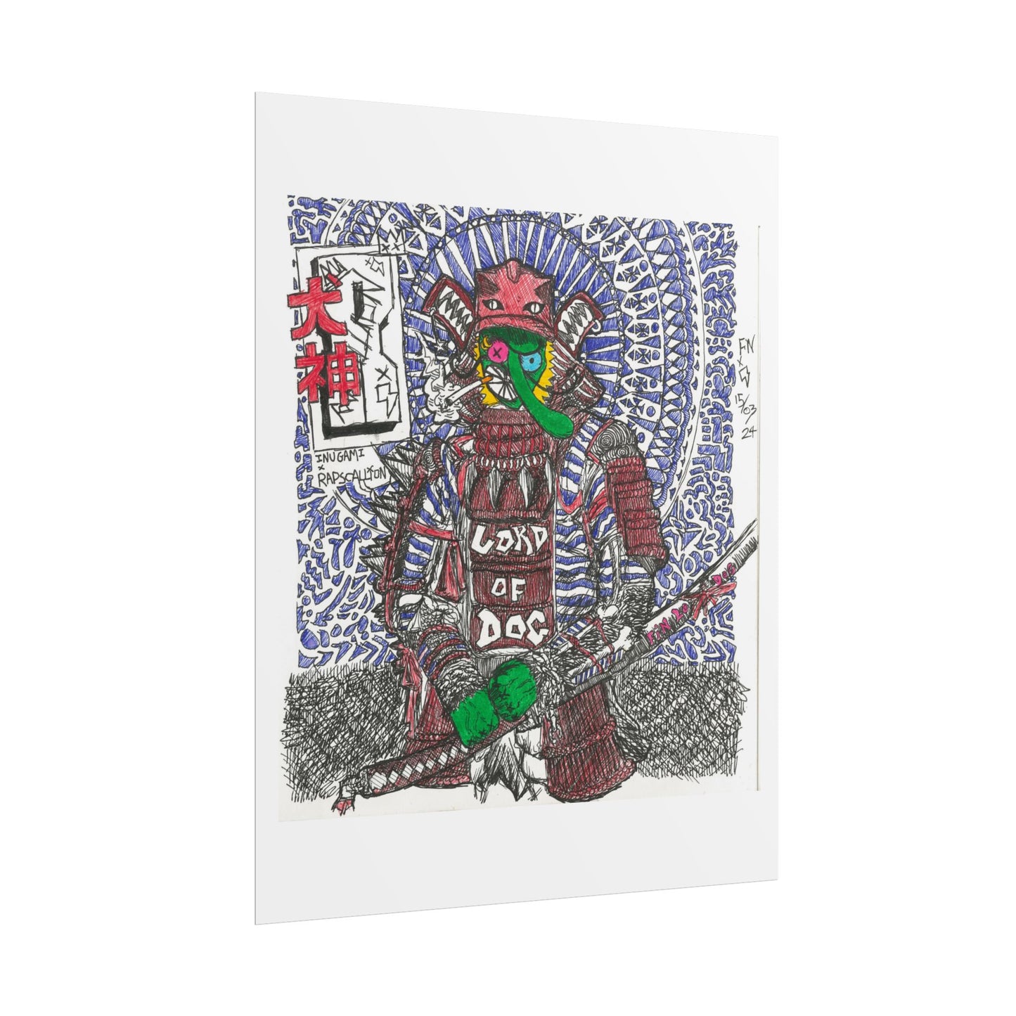 Rapscallion x Lord Of Dog Rolled Poster