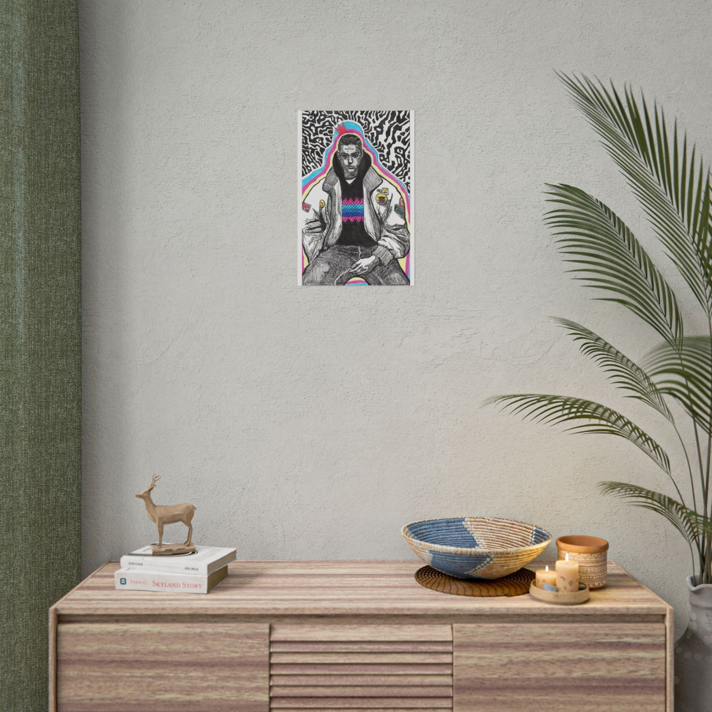 Rapscallion Self Portrait 2020 Rolled Poster