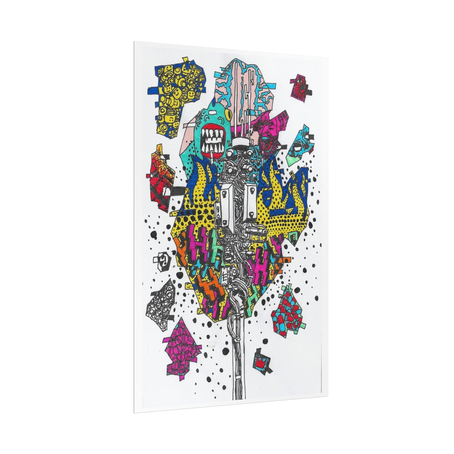 Rapscallion Pylon Rolled Poster