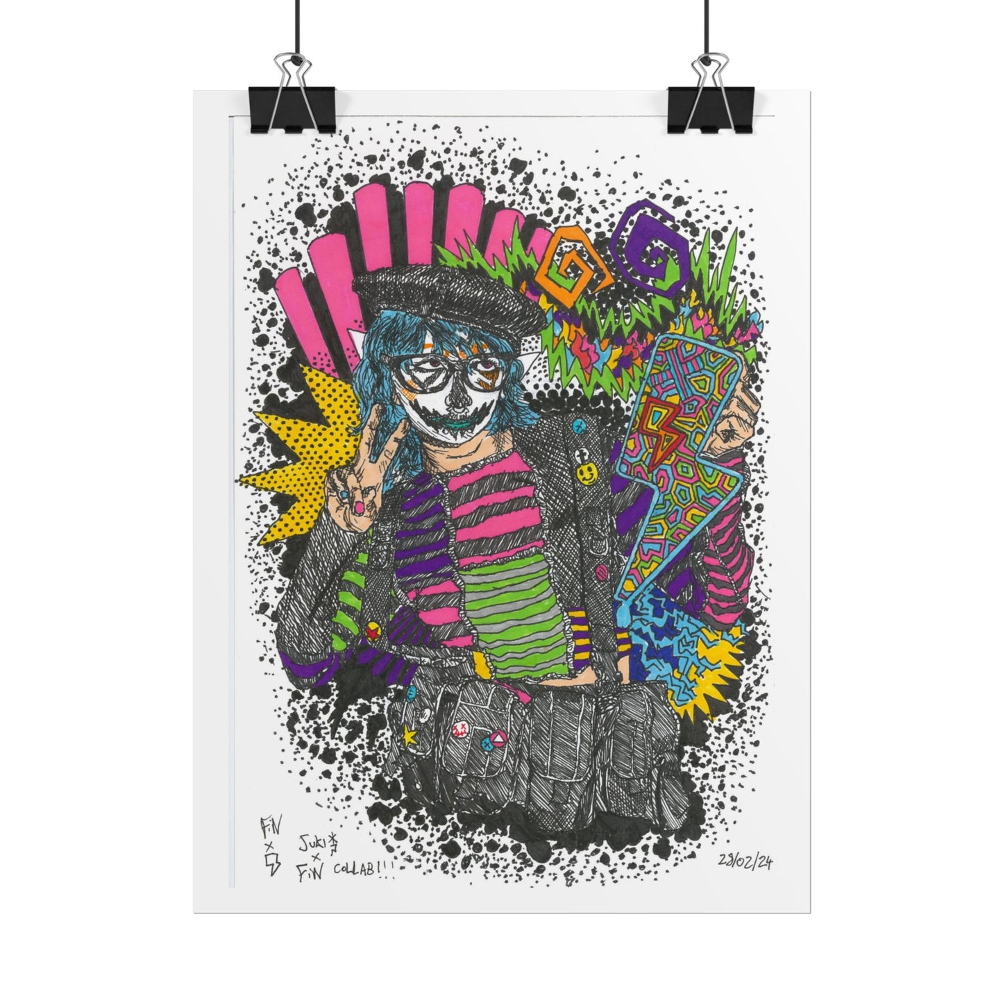 Rapscallion X Juki Rolled Poster