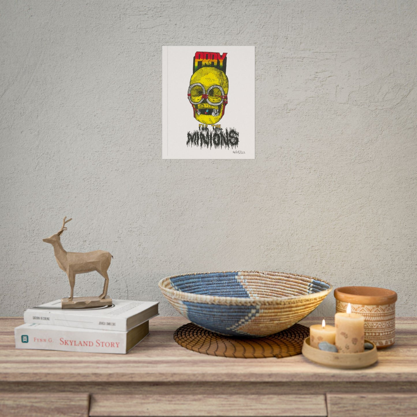 Rapscallion Pray For Minions Rolled Poster