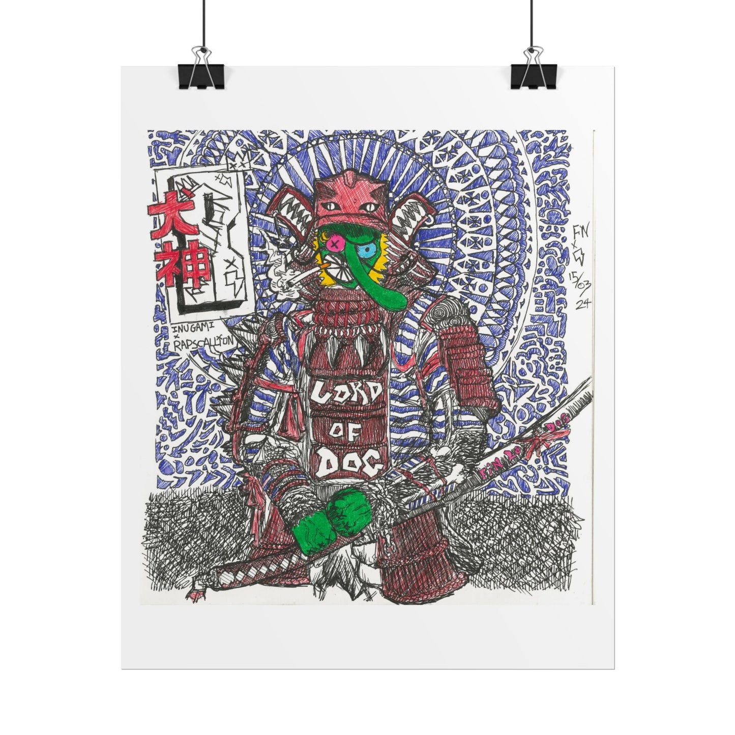 Rapscallion x Lord Of Dog Rolled Poster