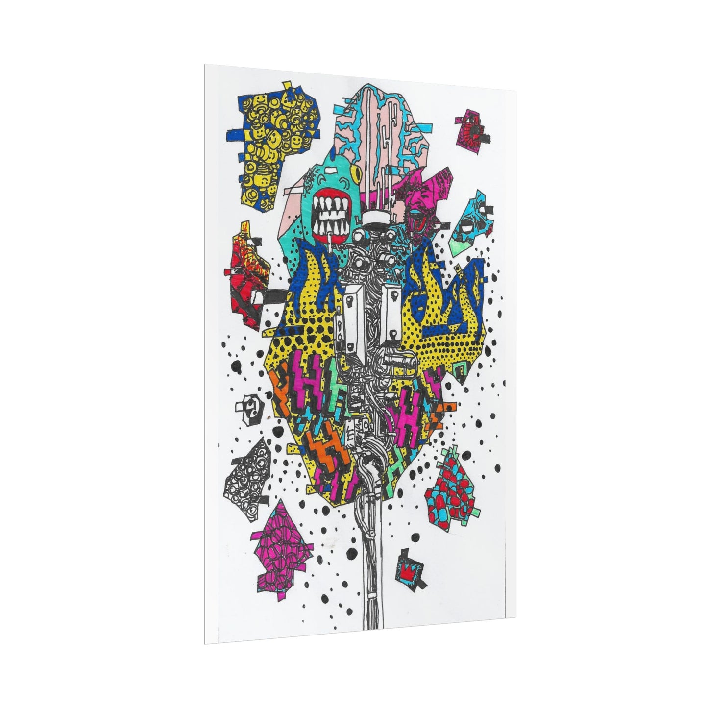 Rapscallion Pylon Rolled Poster