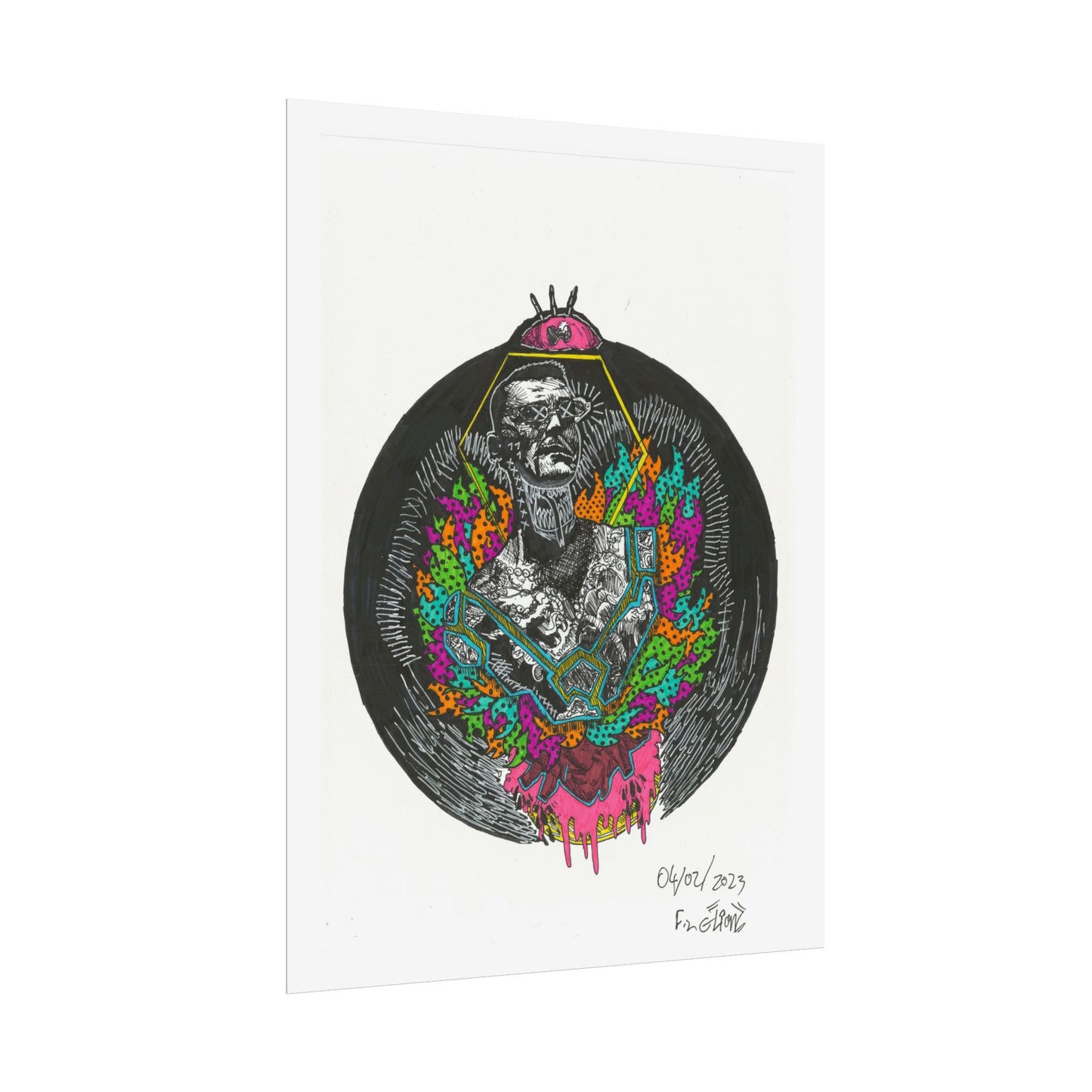 Rapscallion Tattooed Don Poster