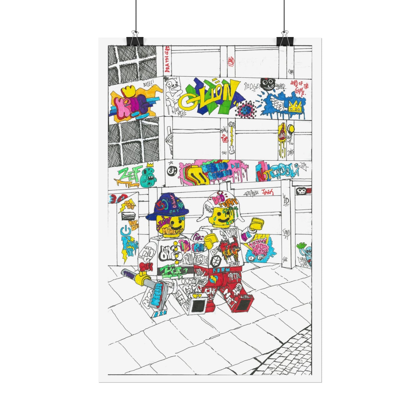 Rapscallion Brick Park Rolled Poster