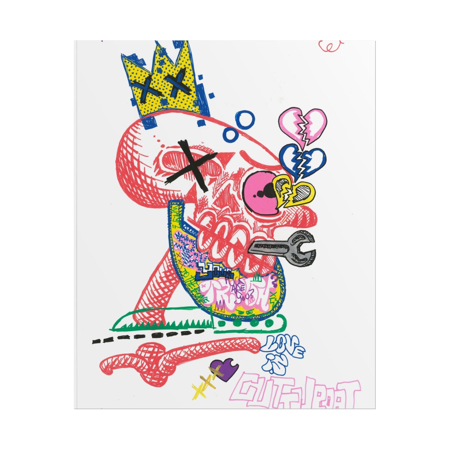 Rapscallion Cut Throat Rolled Poster