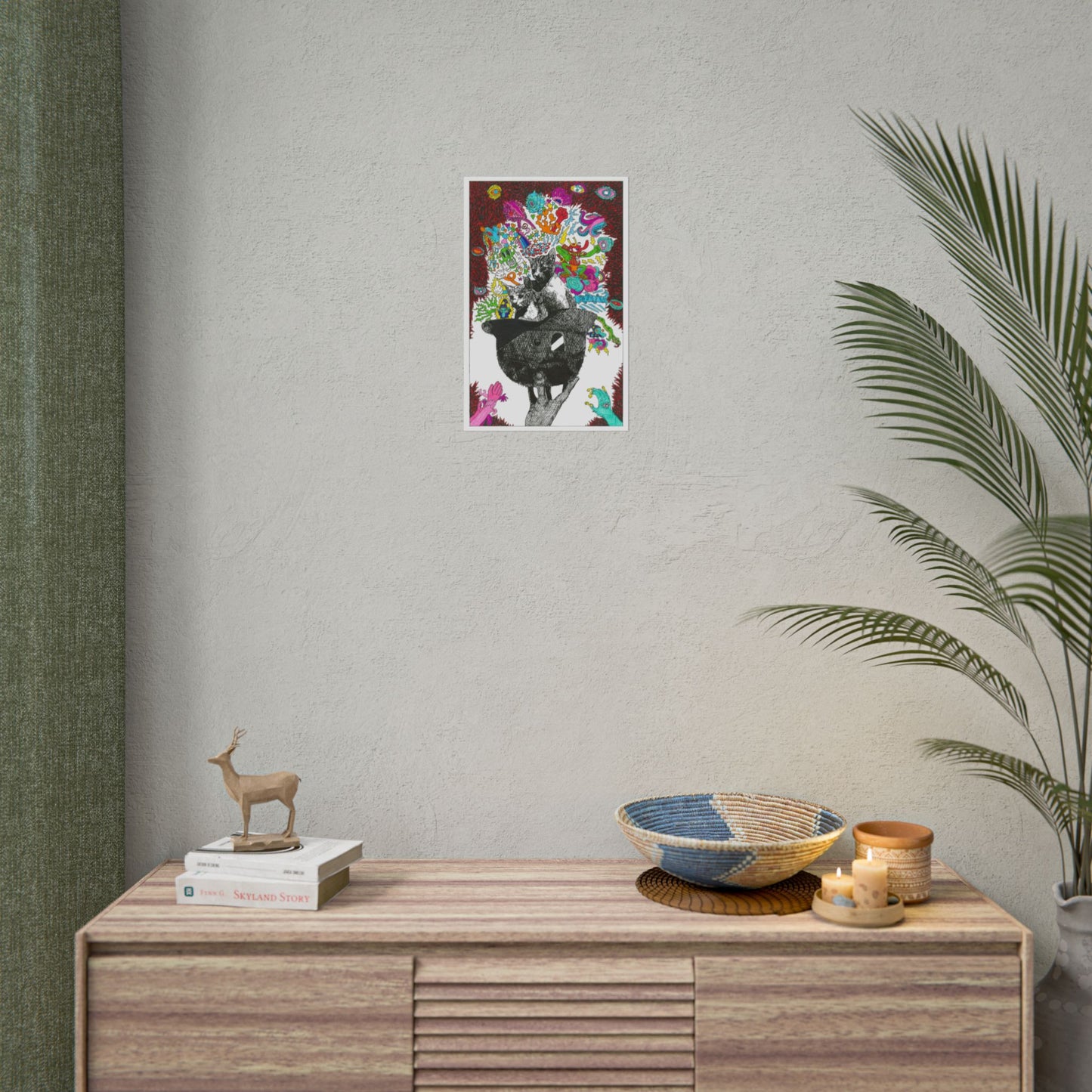 Rapscallion Fascist Feline Rolled Poster