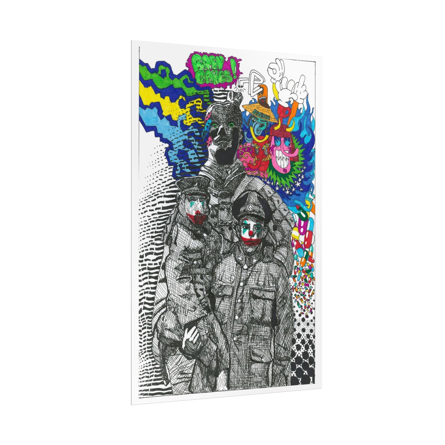 Rapscallion Baboon Man Rolled Poster