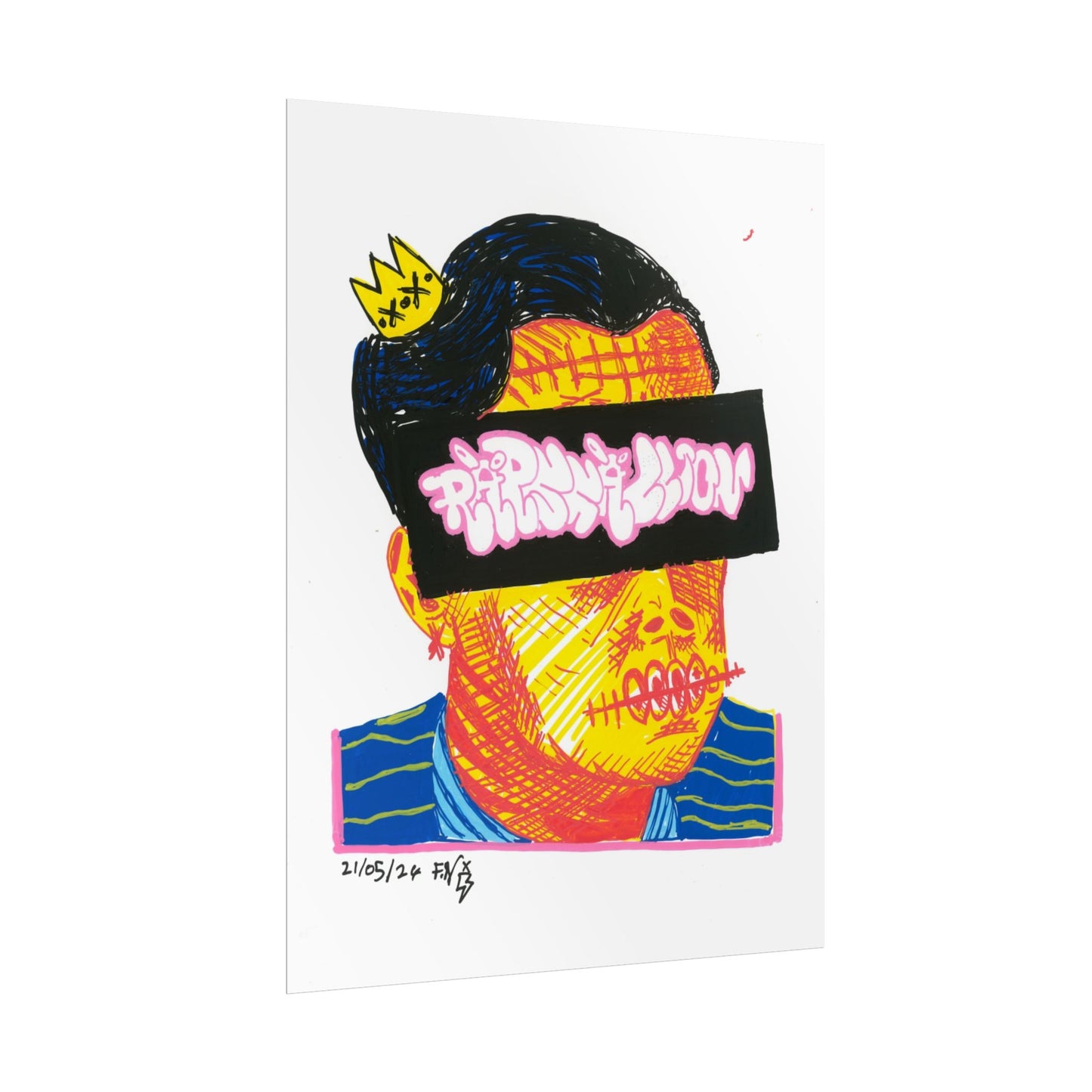 Dog of Streets Rapscallion Rolled Poster