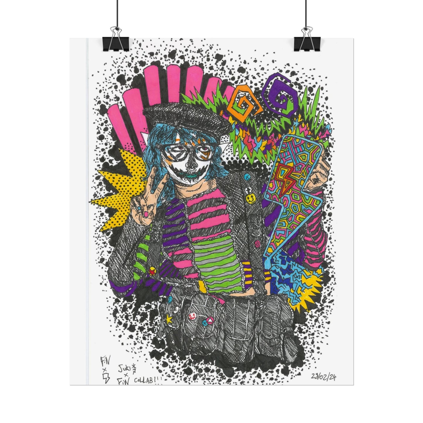 Rapscallion X Juki Rolled Poster