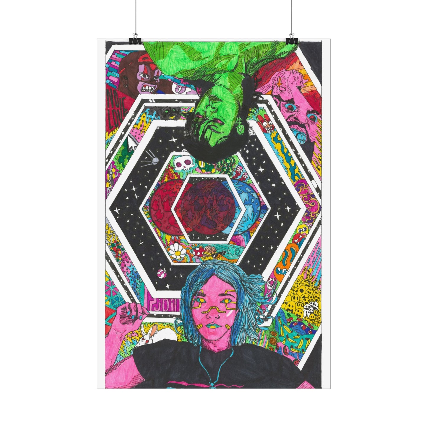 Rapscallion Space Song Rolled Poster