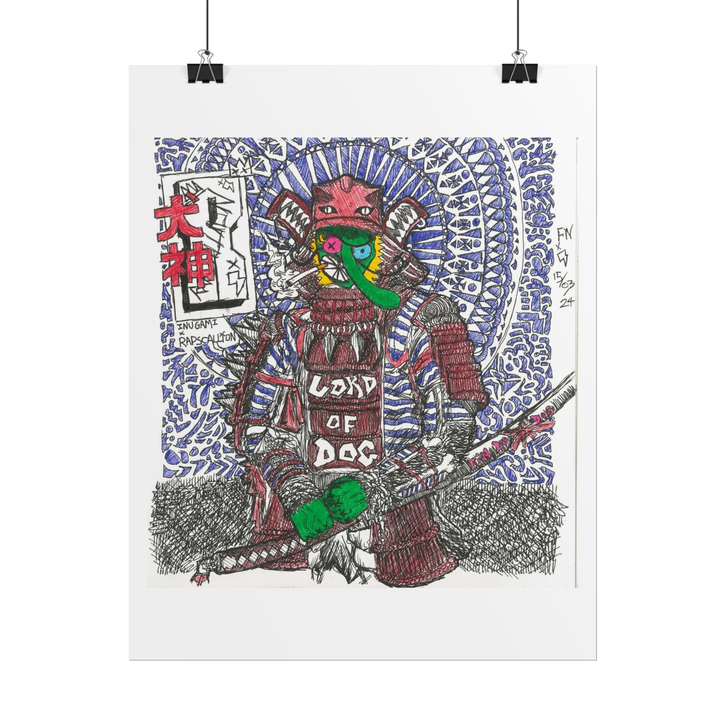 Rapscallion x Lord Of Dog Rolled Poster