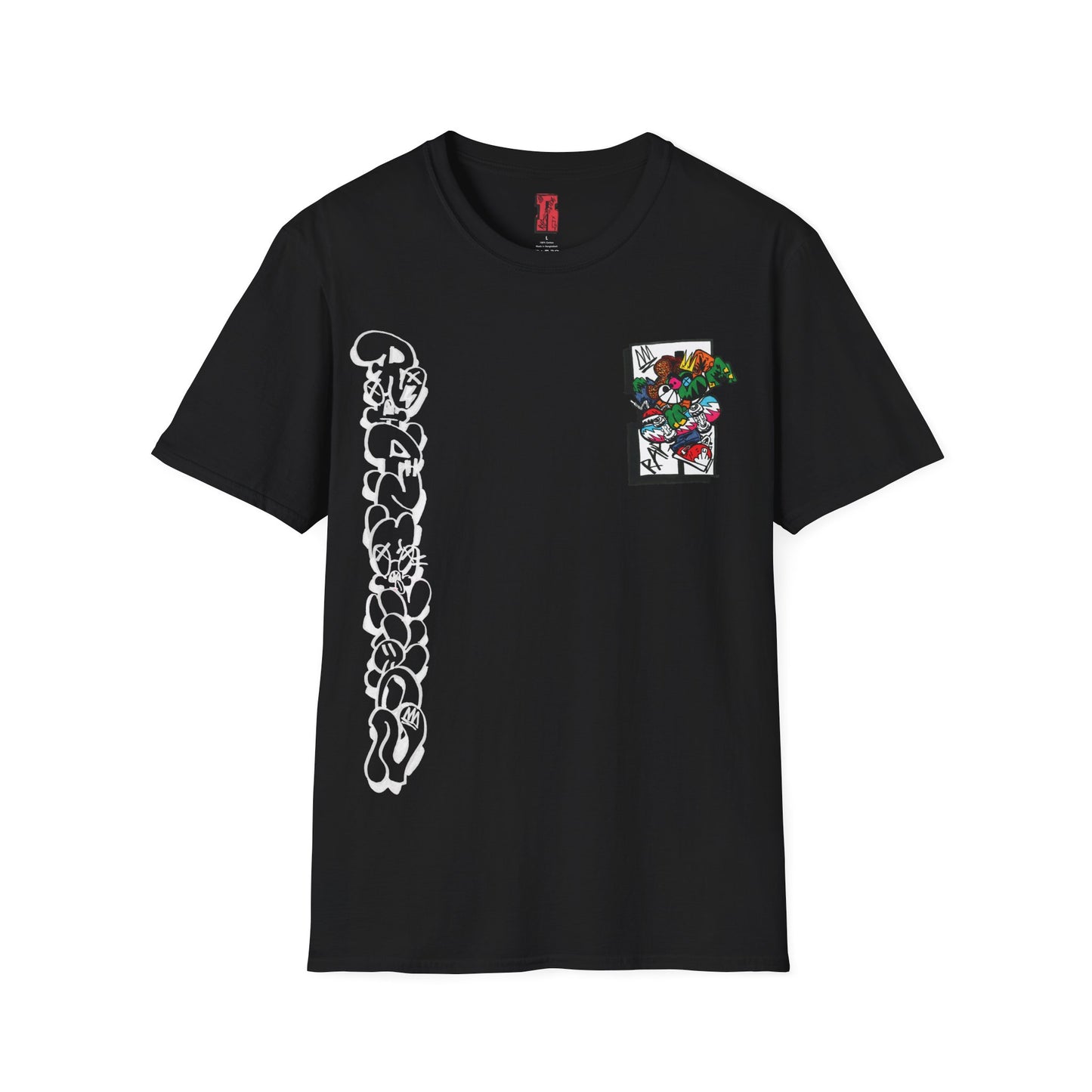 Rapscallion Logo Red Back Piece T shirt Uni Sex Merch