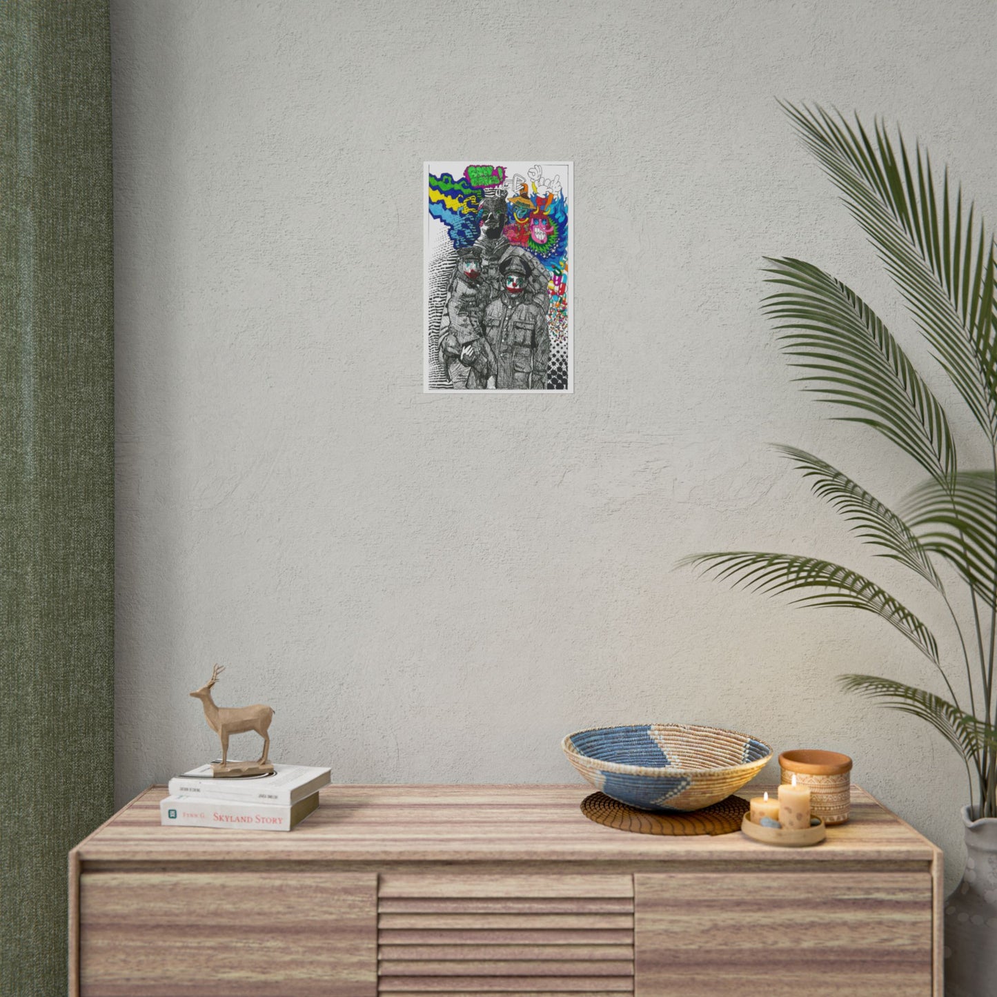 Rapscallion Baboon Man Rolled Poster