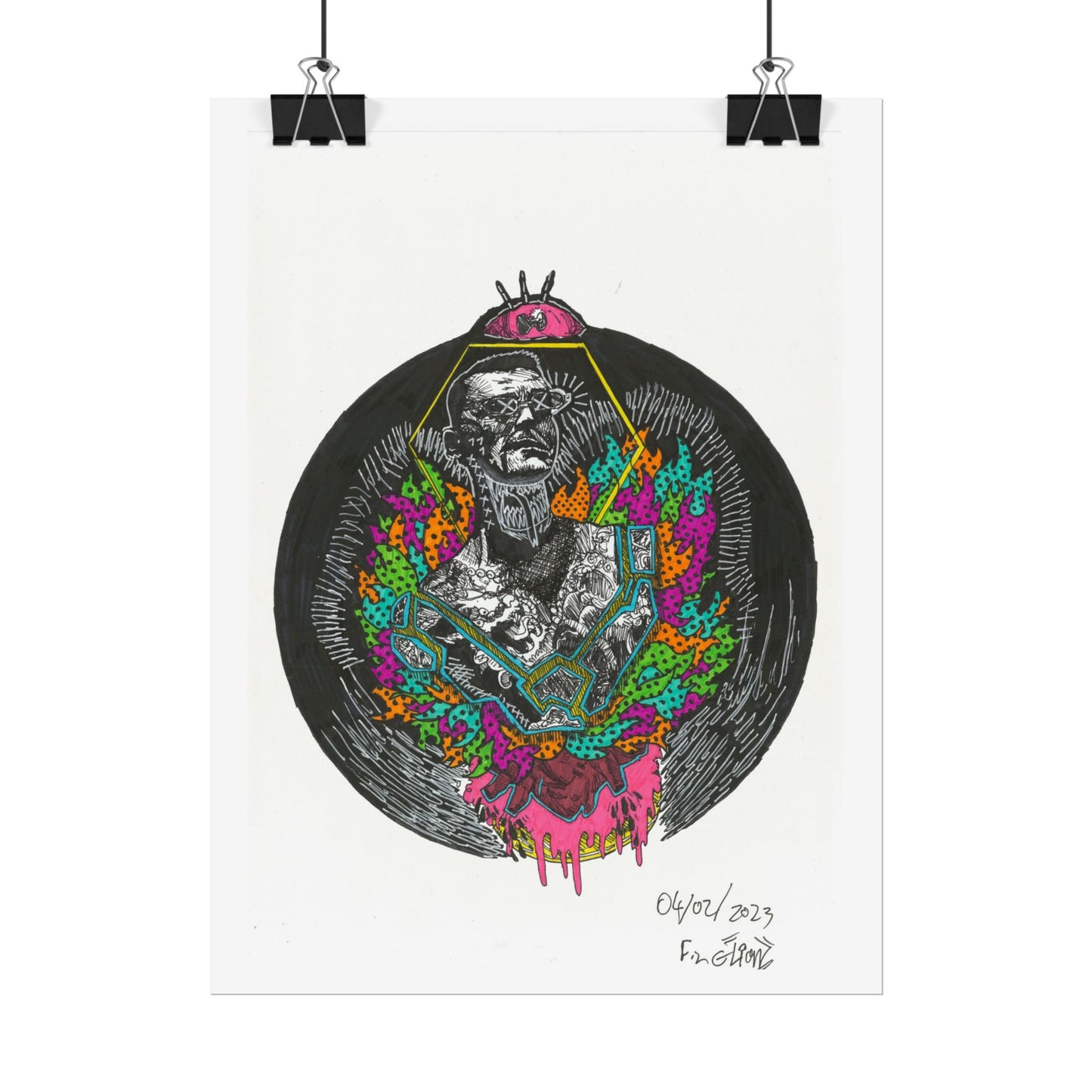 Rapscallion Tattooed Don Poster